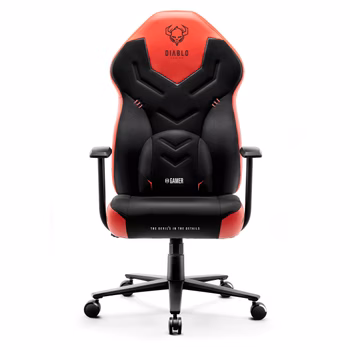 Scaun gaming din material Diablo X-Gamer: DEEP RED