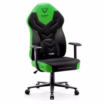 Diablo X-Gamer 2.0 Gamer szék Átlagos méret: fekete-zöld