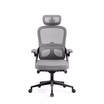 Diablo V-Light – ergonomischer Bürostuhl mit Mesh-Rückenlehne, verstellbarer Kopfstütze und Sitzkomfort