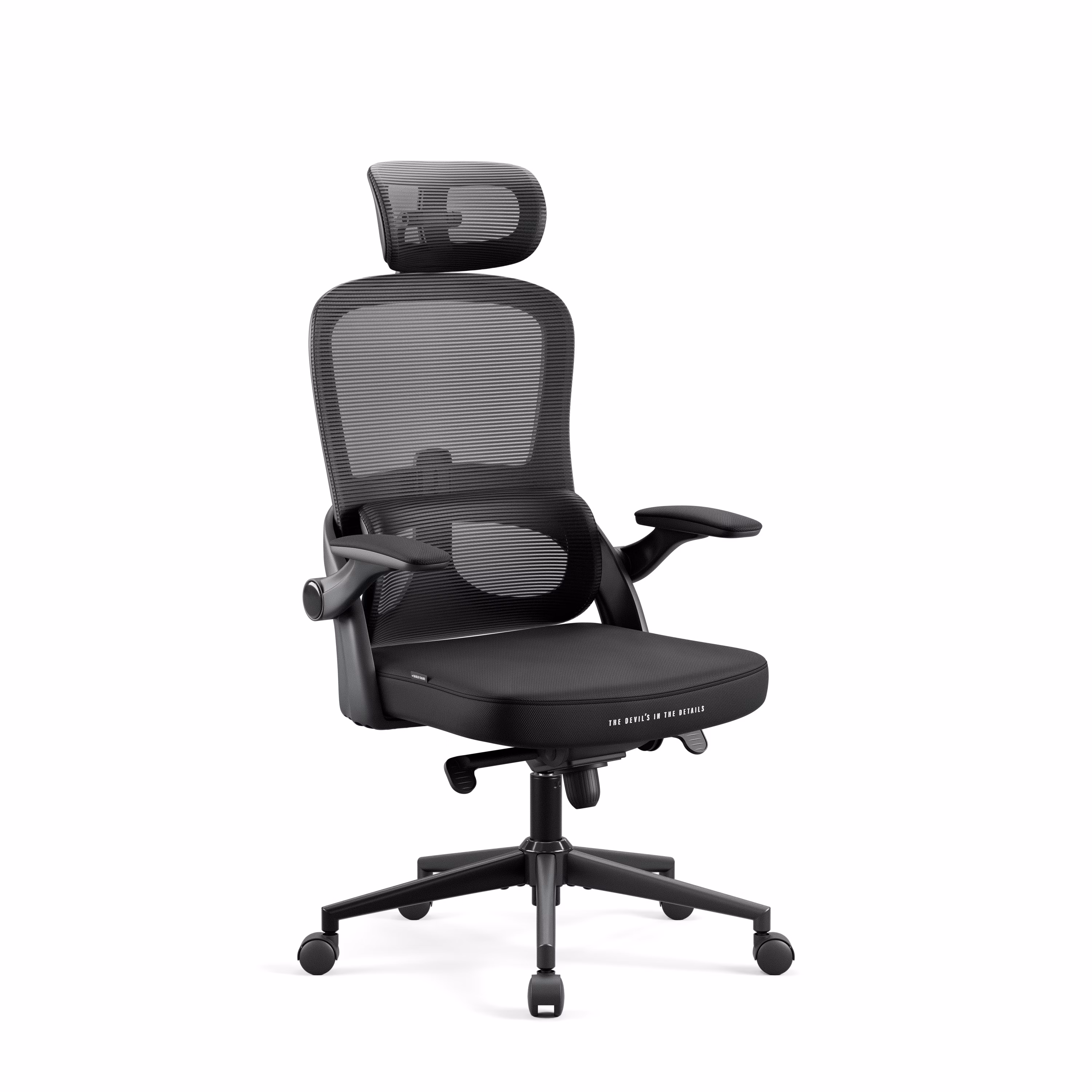 Fotel biurowy, ergonomiczny Diablo V-Light, czarny