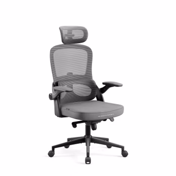 Fotel biurowy, ergonomiczny Diablo V-Light, szary