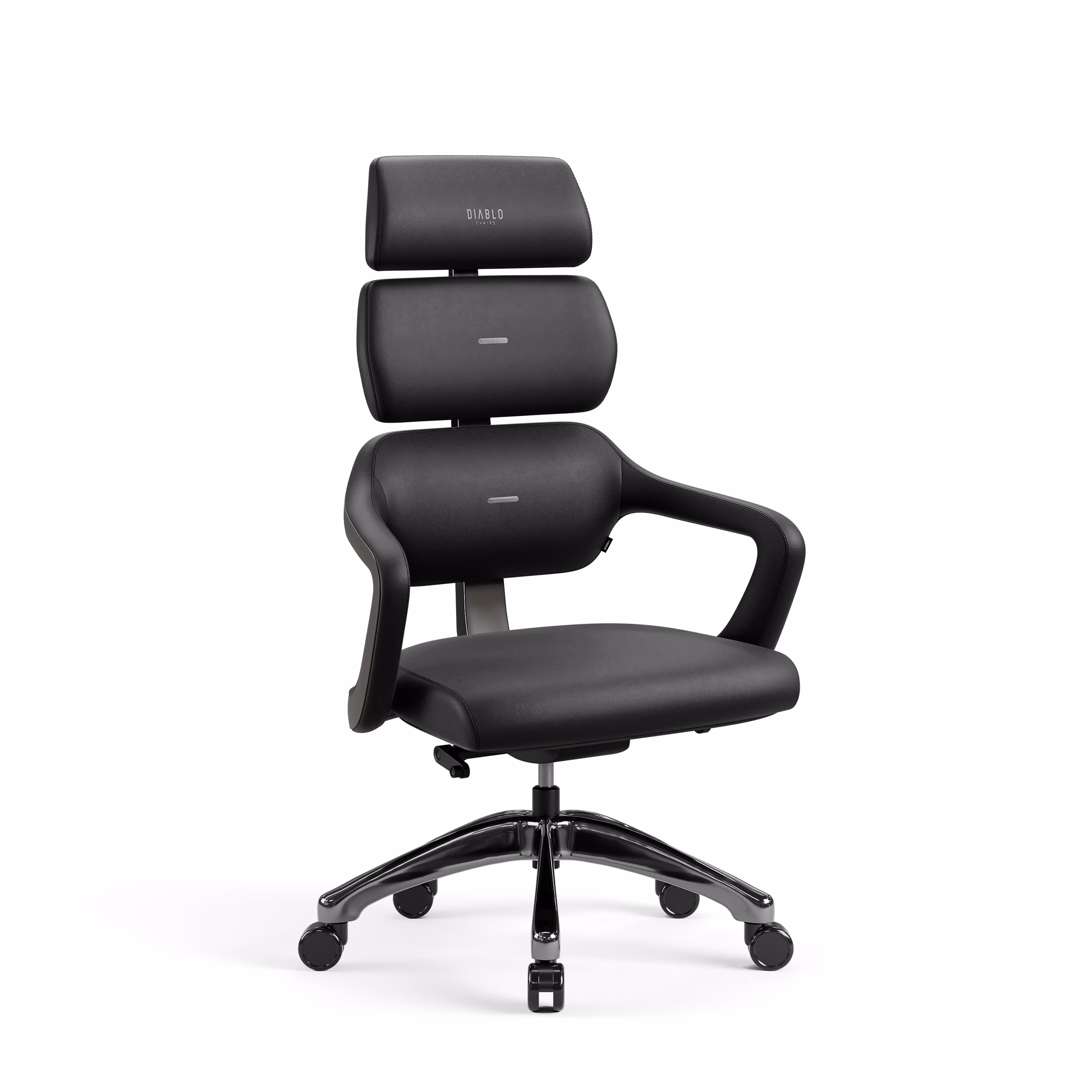 Fotel gabinetowy Diablo V-Modular, Carbon Black