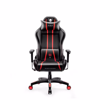 Gamingstoel Diablo X-One 2.0 Small: Zwart-Rood