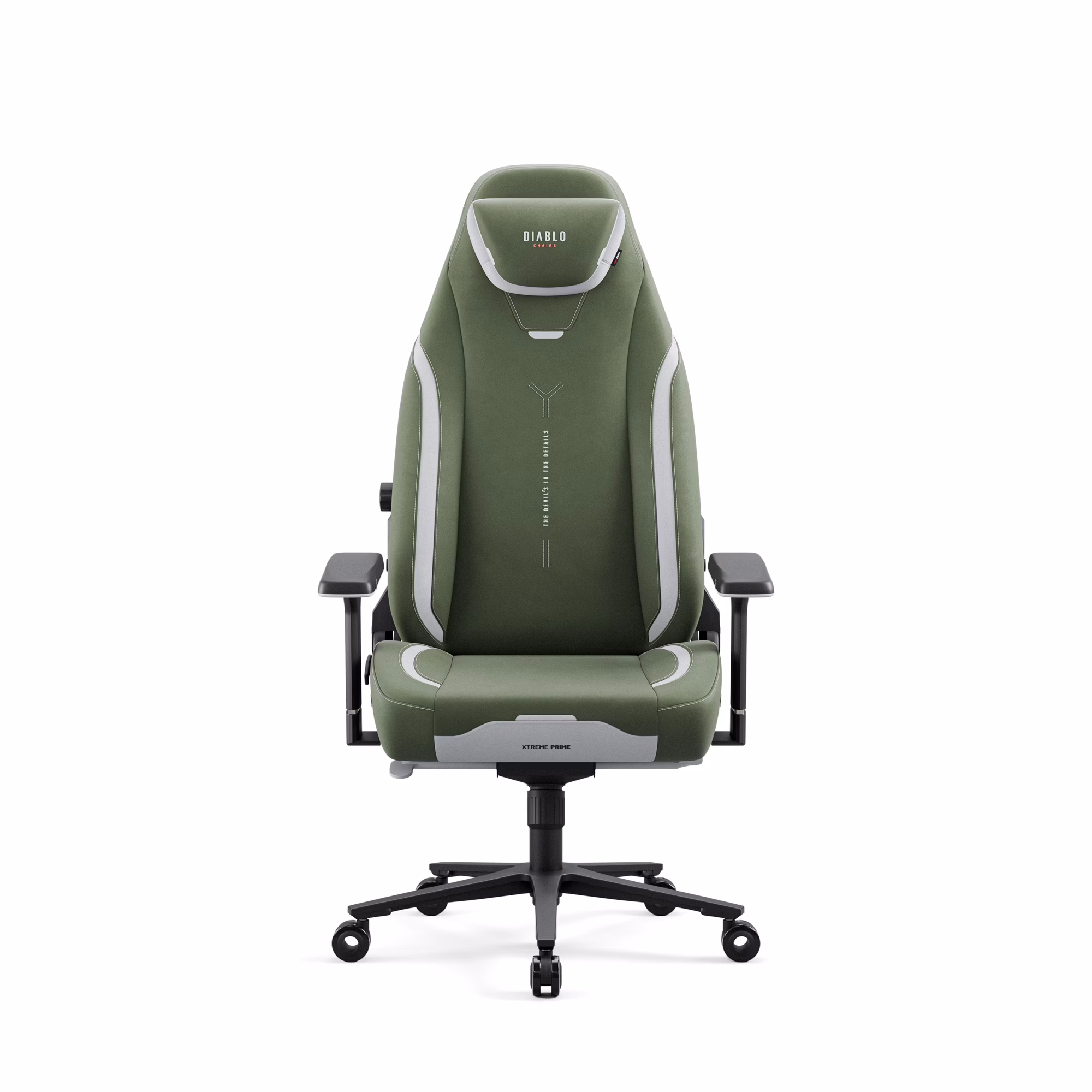 Scaun gaming verde Diablo X.Eye Prime, Normal Size, Gothic Green