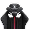 Silla De Tela Diablo X-Player 2.0 Pequeña, Antracita Carmesí