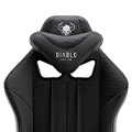 Silla De Tela Diablo X-Player 2.0 Pequeña, Antracita Carmesí