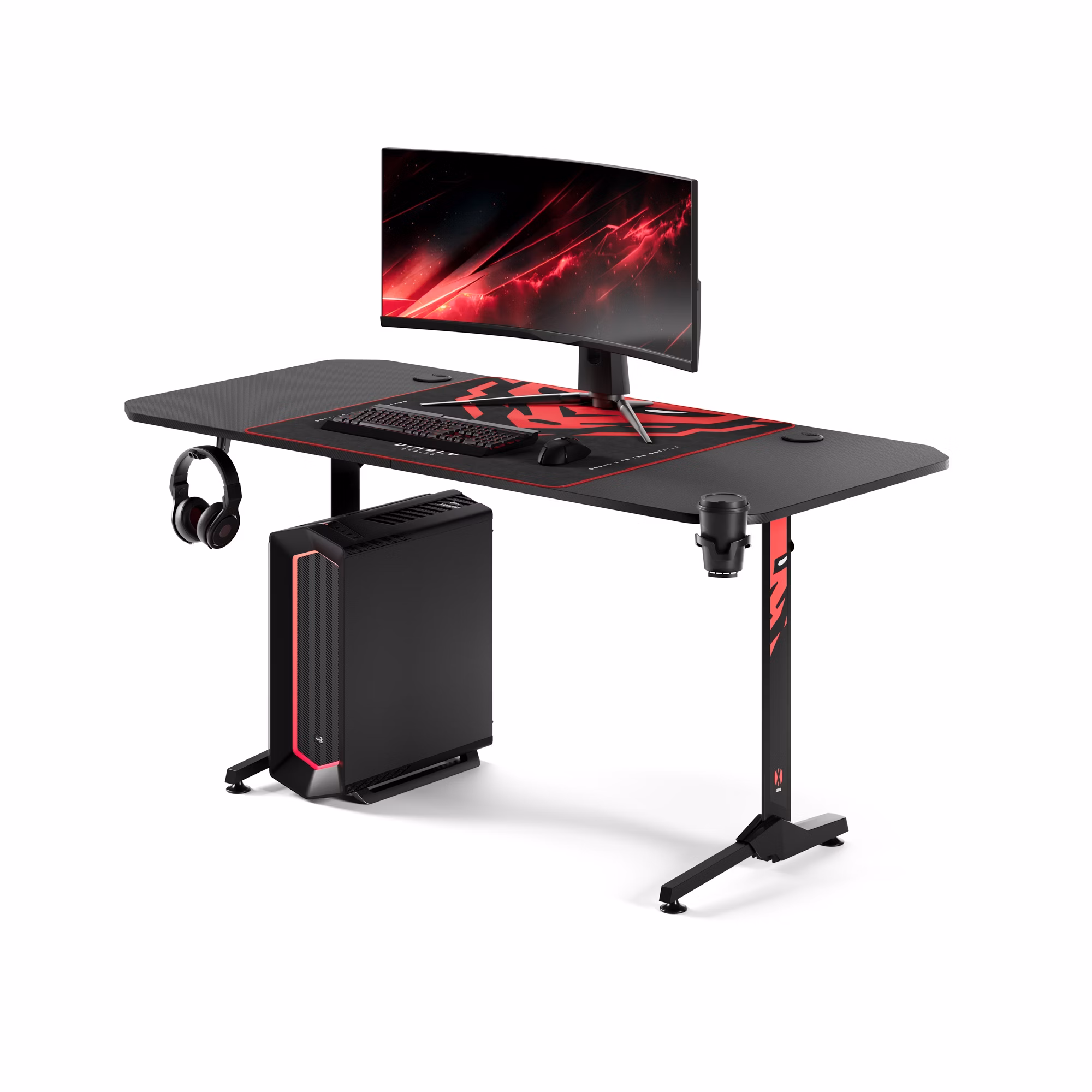 Scrivania di grandi dimensioni da gaming Diablo X-Mate 1600