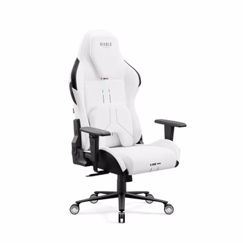 Fauteuil gaming blanc Diablo X.One Prime, Normal Size, Ghosted White