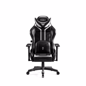 Gamer szék Diablo X-Ray 2.0 Small Size, fekete-fehér