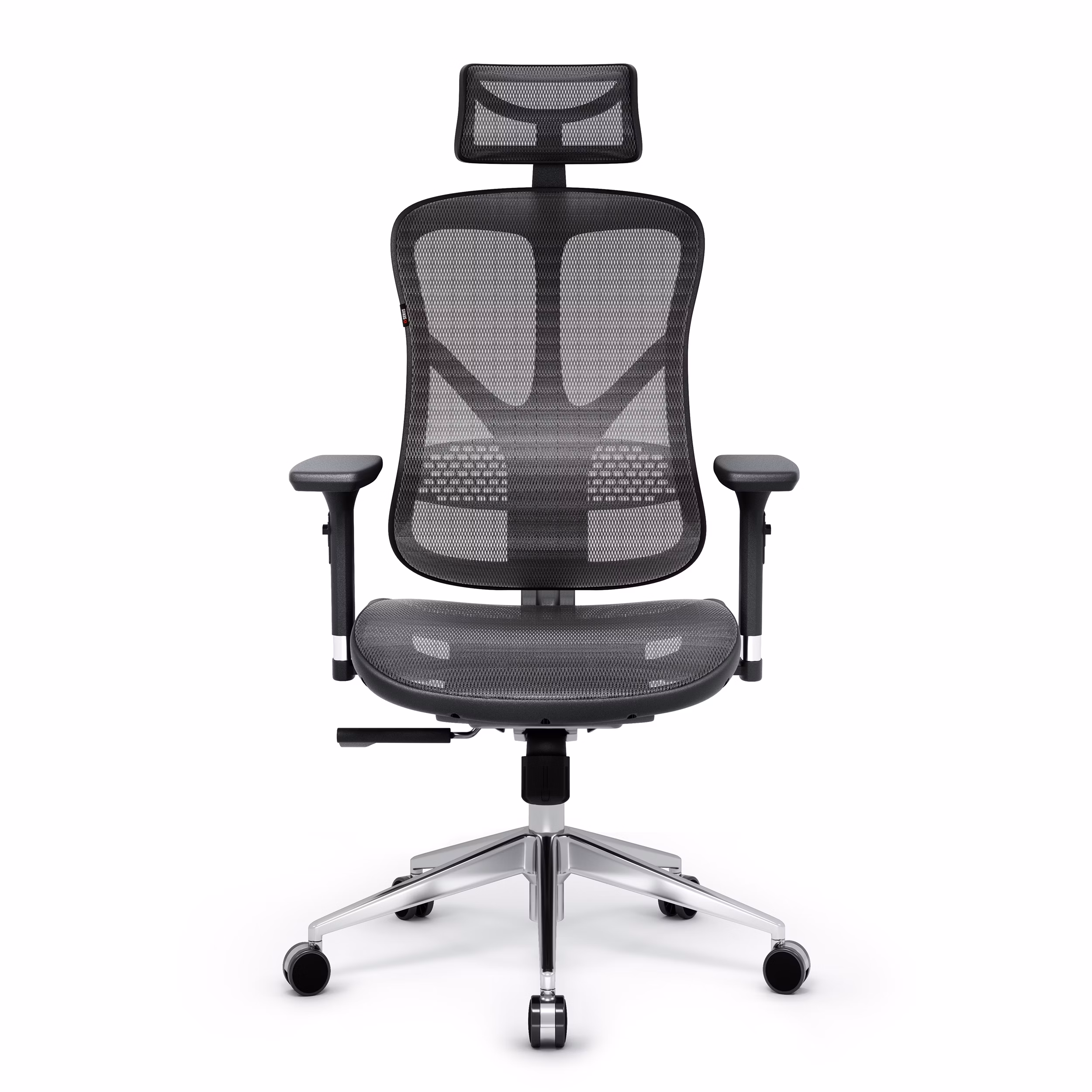 Fotel ergonomiczny Diablo V-Basic, czarno-szary