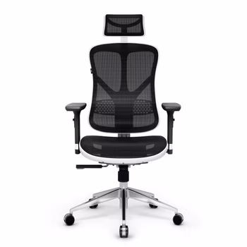 Ergonomischer Bürostuhl Diablo V-Basic: Schwarz-Weiß