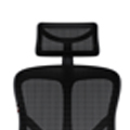 Fotel ergonomiczny Diablo V-Basic, czarno-pomarańczowy 
