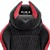 Scaun de gaming din piele ecologică Normal Size, negru-roșu: Diablo X-Horn 2.0