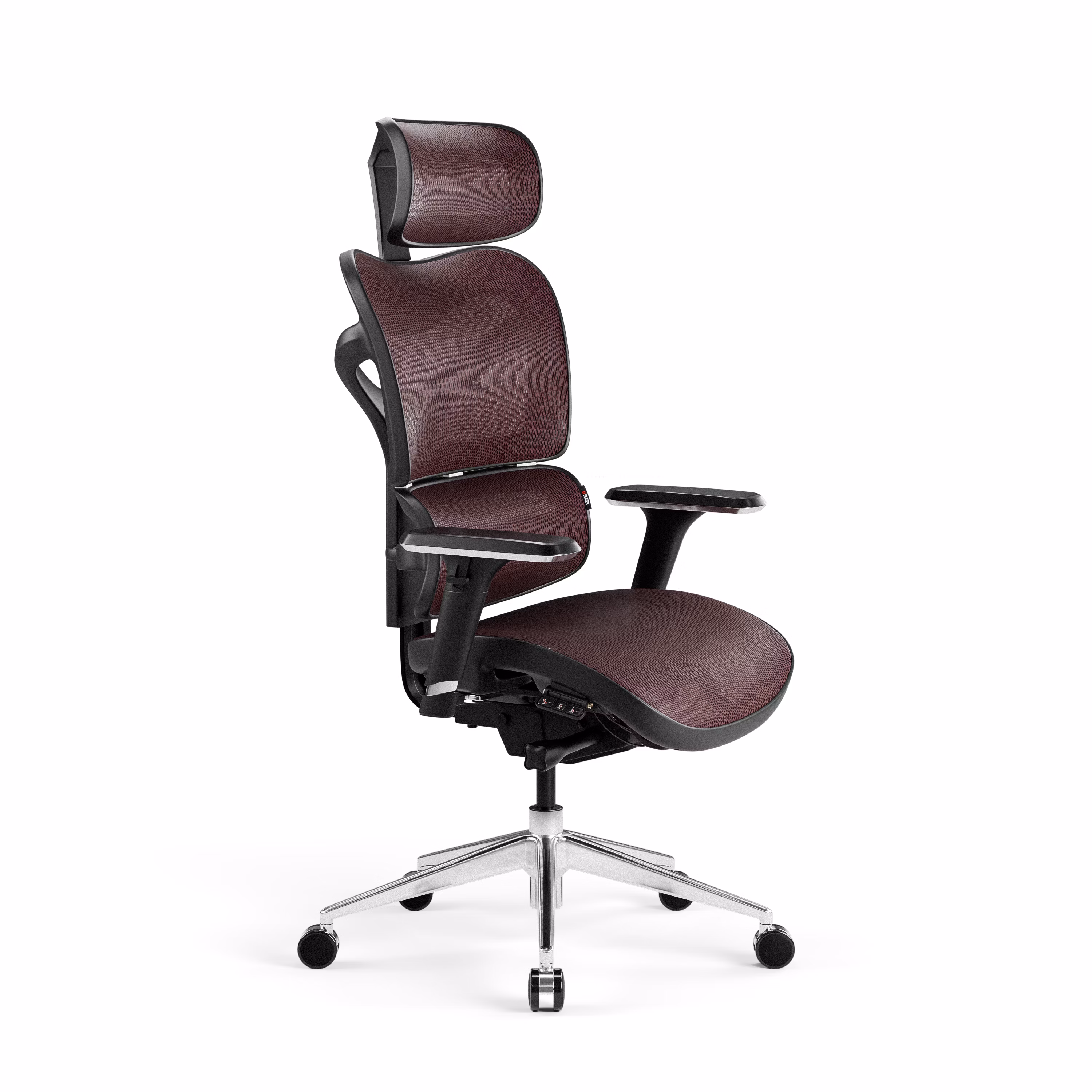 Fotel ergonomiczny Diablo V-Commander: Czarno-Burgundowy