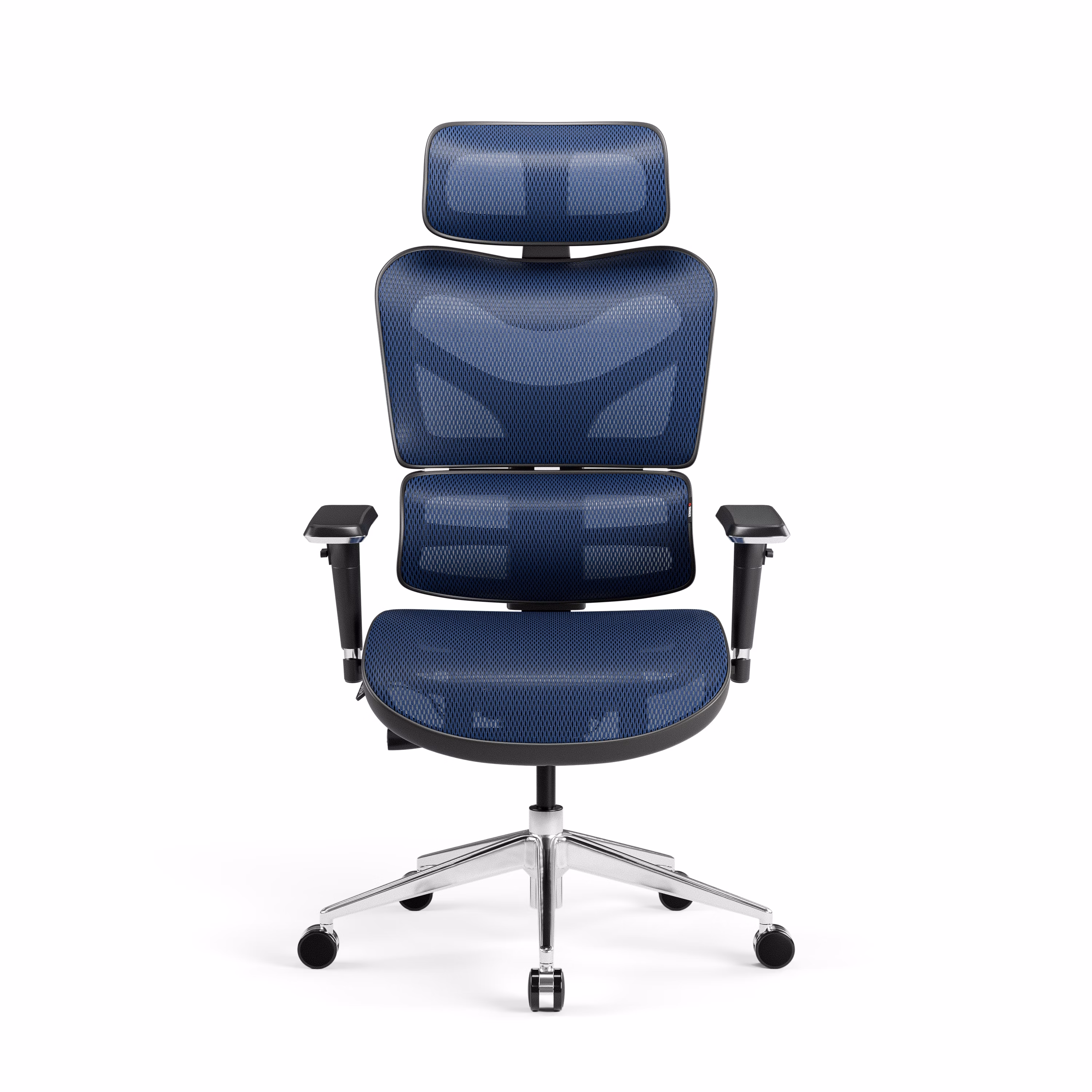 Fotel ergonomiczny Diablo V-Commander: Czarno-Niebieski