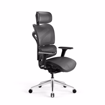 Fotel ergonomiczny Diablo V-Commander, czarno-szary