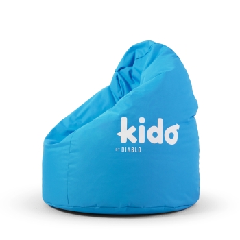 Fotoliul tip puf Kido by Diablo pentru copii: albastru