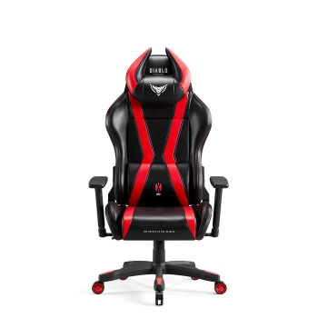 Scaun de birou Diablo X-Horn 2.0 Small: Negru-Roșu