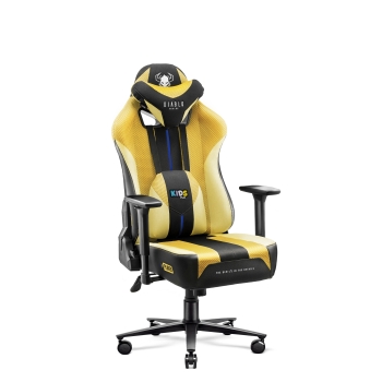 Dětská látková herní židle Diablo X-Player 2.0 Kids Size: dark sunflower / žlutá 