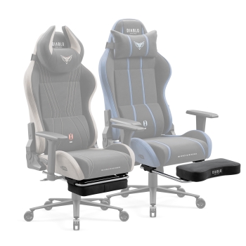 Suport de picioare din material pentru scaunele Diablo X-Horn 2.0 Camel Black, Diablo X-One 2.0 Night Blue