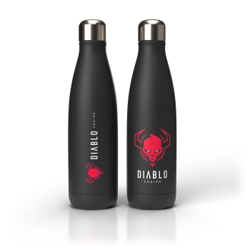 Diablo Chairs thermos water bottle: black