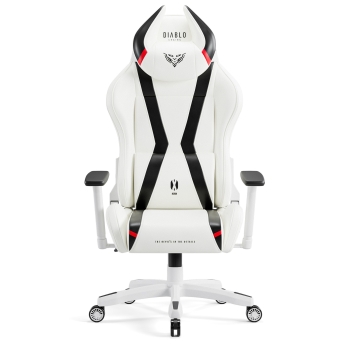 Scaun gaming Diablo X-Horn 2.0 King Size: alb-negru 