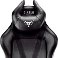 Scaun gaming Diablo X-Horn 2.0 King Size: negru-alb 