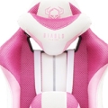 Scaun gaming Diablo X-Player 2.0 din material Normal Size Marshmallow Pink