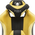 Scaun gaming din material pentru copii Diablo X-Player 2.0: Marshmallow Pink / roz, Kids Size Diablochairs