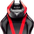 Scaun gaming Diablo X-Horn 2.0 King Size: negru-alb 