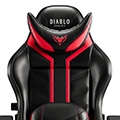 Scaun de gaming Diablo X-Ray 2.0 Normal Size: Alb-negru