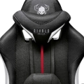 Scaun gaming din material pentru copii Diablo X-Player 2.0: Marshmallow Pink / roz, Kids Size Diablochairs
