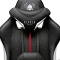 Scaun gaming Diablo X-Player 2.0 din material Normal Size Marshmallow Pink