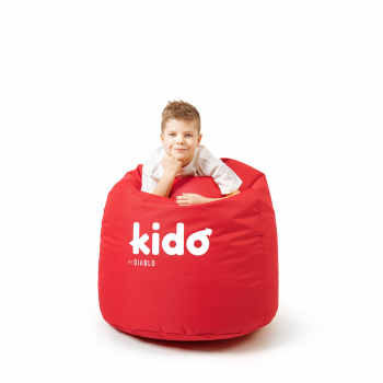 Pufa dla dziecka KIDO by DIABLO: czerwona
