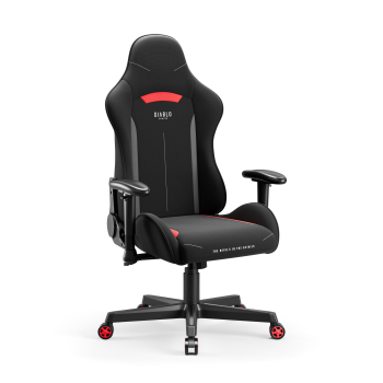 Diablo X-Starter Gaming Chair, black-red: Normal Size