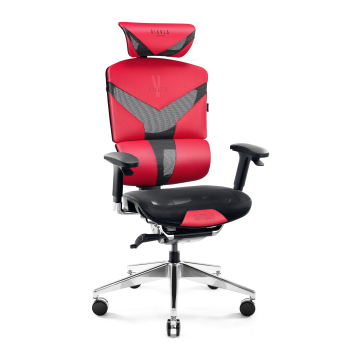 Fotel ergonomiczny DIABLO V-DYNAMIC: karmazynowy