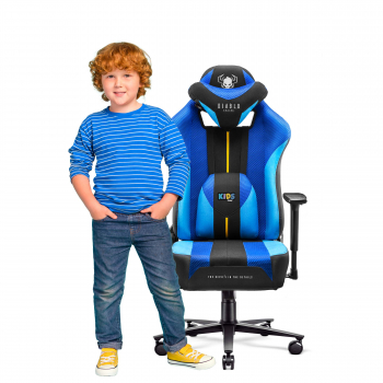 Diablo X-Player 2.0 szövet gamer szék gyerekeknek Kids Size: frost black/ fekete Diablochairs