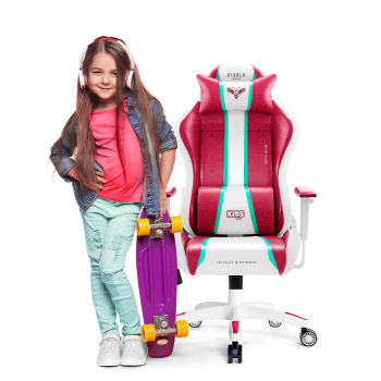 Chaise Gaming Diablo X One 2.0 pour Enfants Candy Rose 