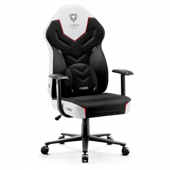 Herní židle Diablo X-Gamer 2.0 Normal Size: černo-bílá Diablochairs