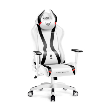 Chaise gaming Diablo X-Horn 2.0 Taille Normale: Blanche-Noire