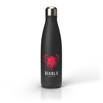 Diablo Chairs thermos water bottle: black