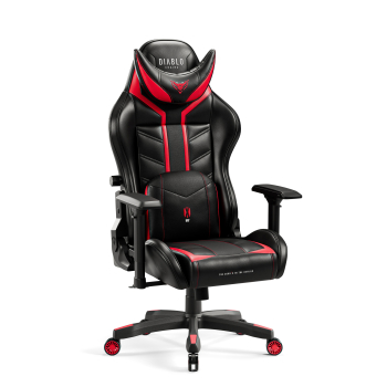 Diablo X-Ray 2.0 Normal Size Gaming Chair: Black and Red