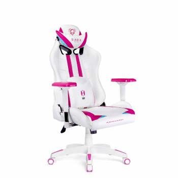 Chaise gaming Diablo X-Ray Taille Normale: Blanc et Rose