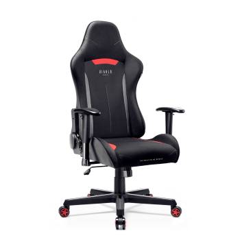 Chaise gaming Diablo X-Starter Taille Normale: Noire-Rouge