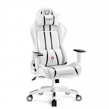 Chaise gaming Diablo X-One 2.0 Taille King: Blanche-Noire