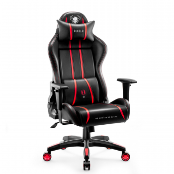 Chaise gaming Diablo X-One 2.0 Taille King: Noire-Rouge