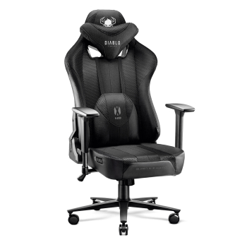 Gaming Chair Diablo X-Player 2.0 Textile King Size: black-black