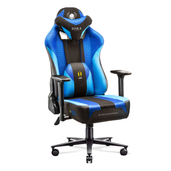 Diablo X-Player 2.0 Textile Gaming Chair Frost Black: King Size 