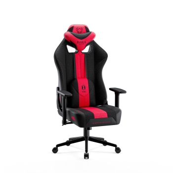 Silla De Tela Diablo X-Player 2.0 Pequeña, Antracita Carmesí 