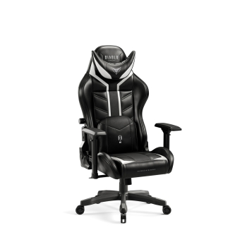 Scaun gaming copii Diablo X-Ray 2.0 Small Size, Negru-alb